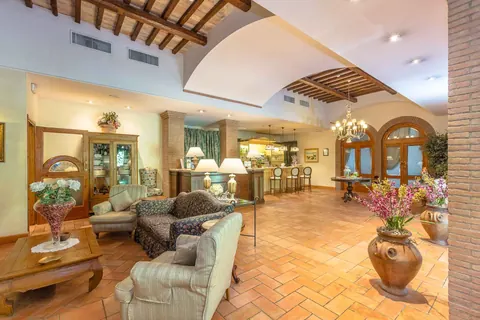 Hall e salotto dell'Hotel La Pergola